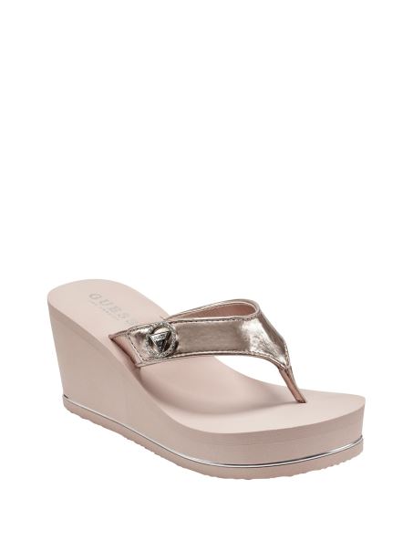 Rezolvă Platforma Flip Flop Guess Mediu Roz