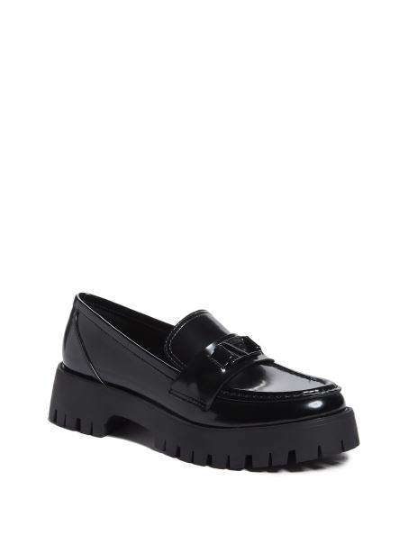 în Cele Din Urmă Mocasini Cu Platformă Gros Guess Black1