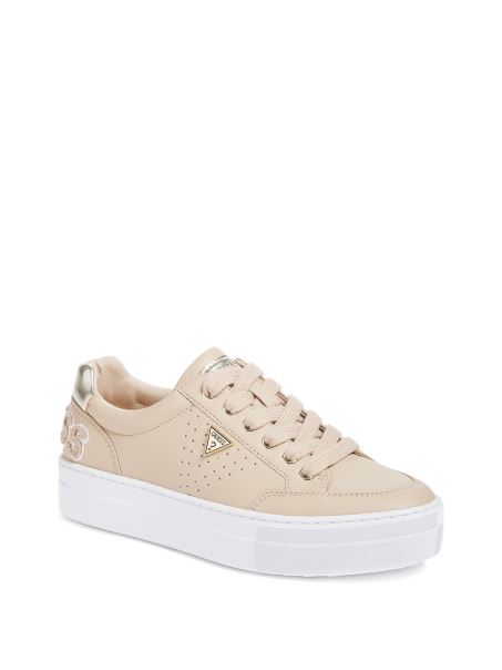 Light Natural Guess Varsity Low Top