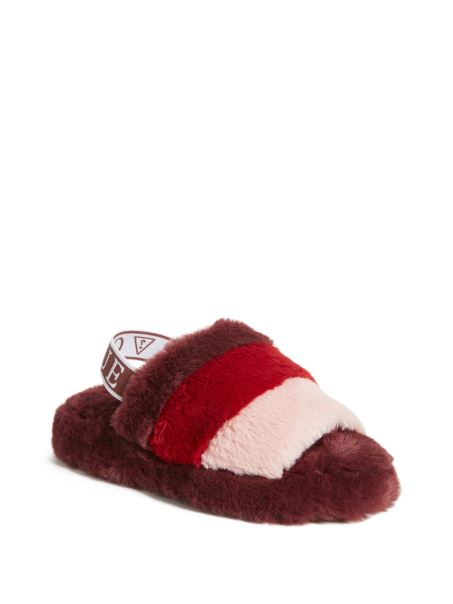 Guess Liddie Papuci Din Blană Artificială Multi