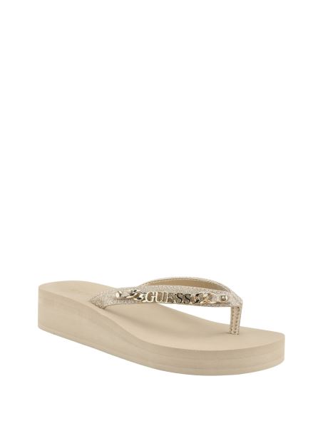 Mists Platforma Flip Flop Light Natural Ghici