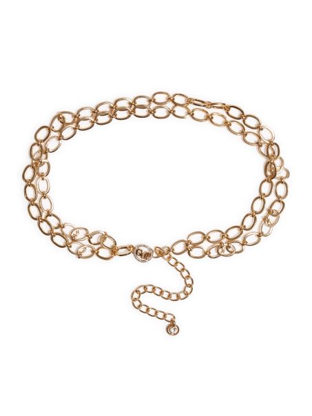 Curea Cu Lanț Logo Pave Auriu Guess Gold