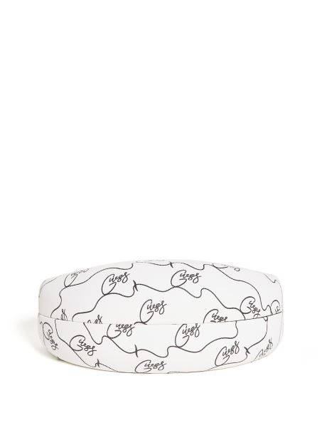 Husă Rigidă Pentru Ochelari De Soare Cu Logo Guess Script Crem