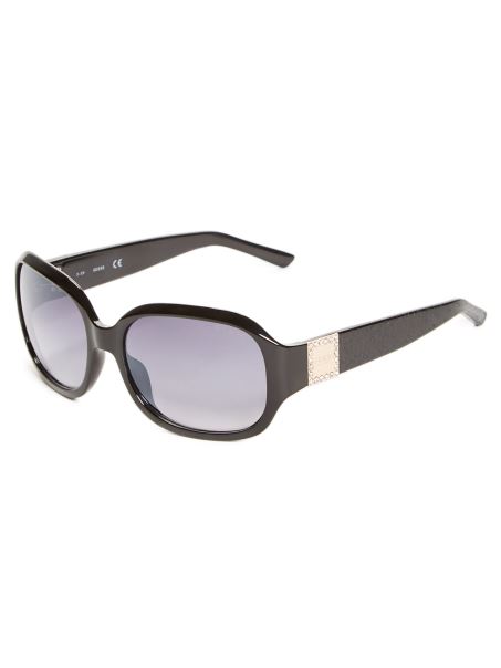 Logo Plastic Ochelari De Soare Argintii Guess