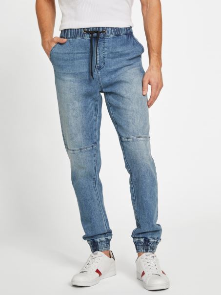 Pantaloni De Jogging Guess Eco Ryan Spalare Medie