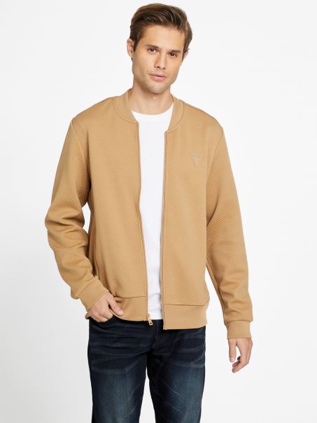 Geacă De Zbor Matlasată Guess Astro Taupe Prăjită