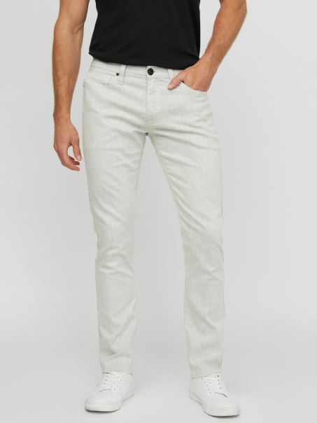 Ghici Sammy Blugi Skinny Spalat Alb Destory