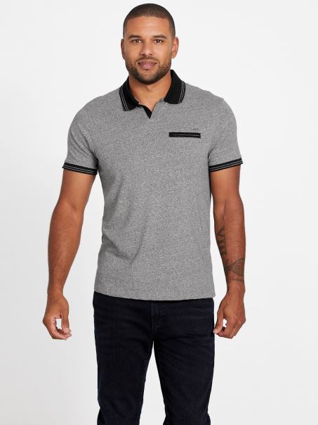 Polo Denver Johnny Pocket Guess Jet Black Multi