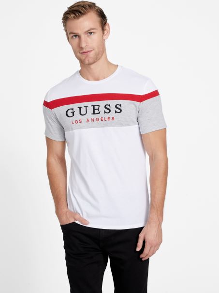 Tricou Eco Gioly Crewneck Alb Pur Guess