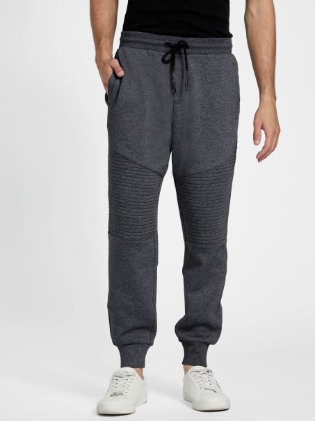 Pantaloni De Jogging Moto Din Lână Multi Guess Marlon Negri Jet