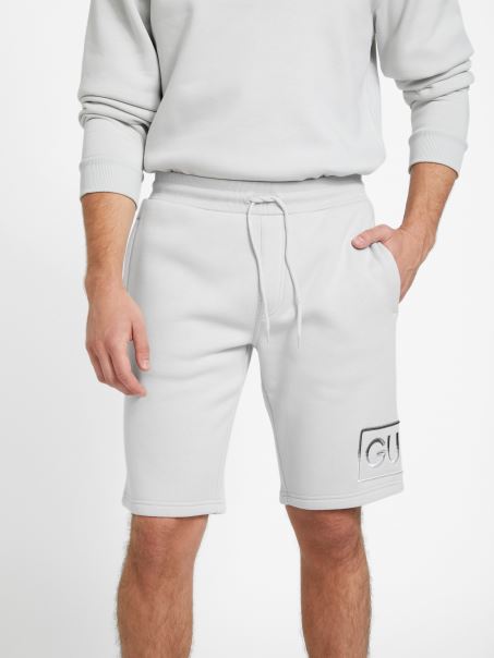 Pantaloni Scurți Din Tricot Hartley Guess Gri Pal