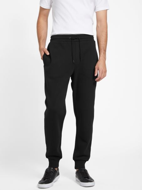Pantaloni De Jogging Guess Jet Black Eco Harvey Logo