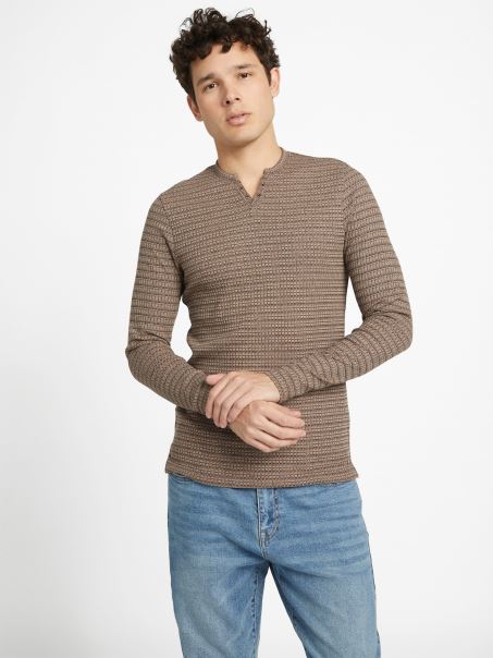 Cămașă Cu Tăietură Mocha Latte Multi Guess Benny