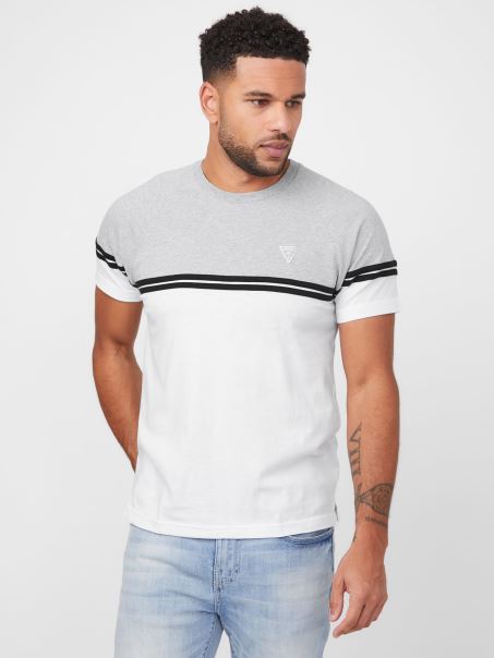 Tricou Alb Pur Guess Kido Color-block