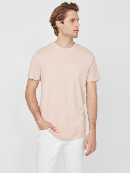 Guess Vapor Rose Ronnie Logo Crewneck