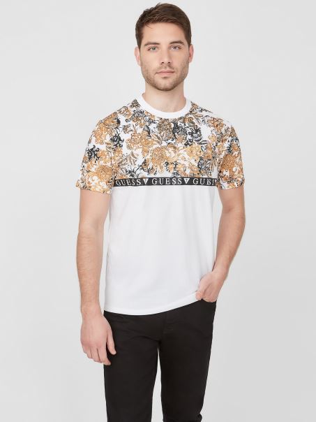 Tricou Alb Pur Rontrose Guess