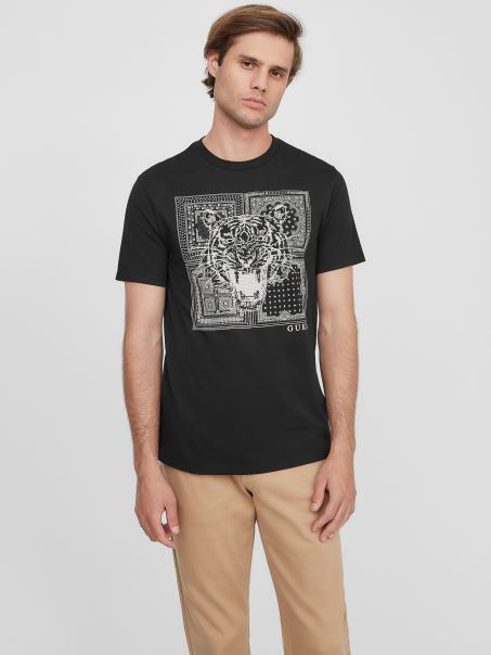 Guess Eco Lords Tee Jet Black
