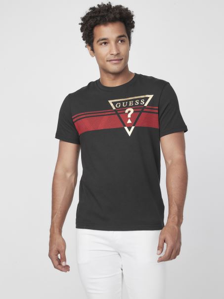 Tricou Cu Logo Pekah Jet Black Guess