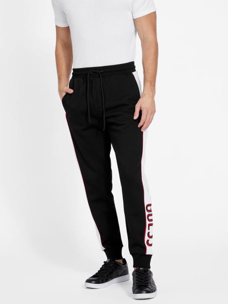 Pantaloni De Jogging Guess Jet Black Eco Iben
