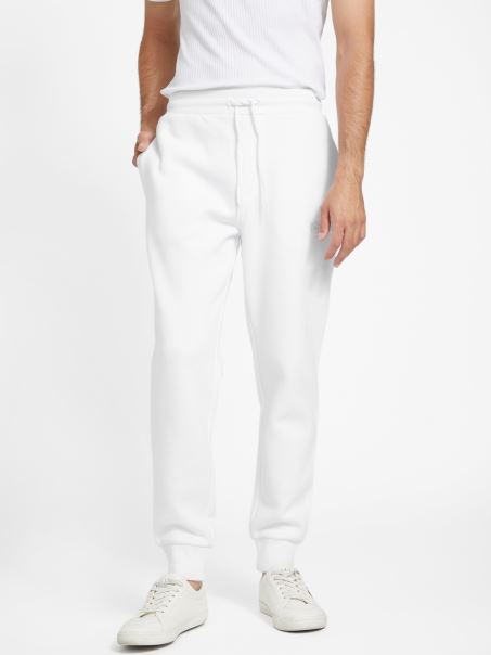 Pantaloni De Jogging Alb Pur Eco Harvey Logo Guess