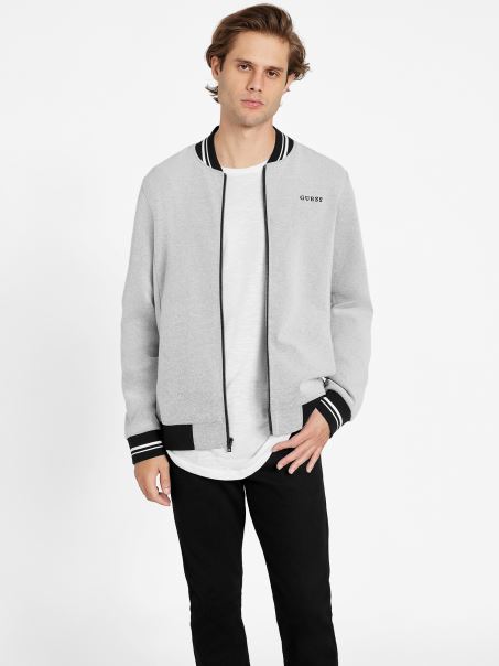 Jachetă De Zbor Texturată Jet Guess Gri