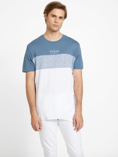 Deep Neptune Guess Cards Tricou Cu Gâtul Rotund