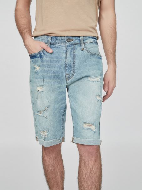 Spălare Lejară Pantaloni Scurți Din Denim Guess Abby