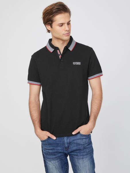 Eco Tonni Polo Jet Black Guess