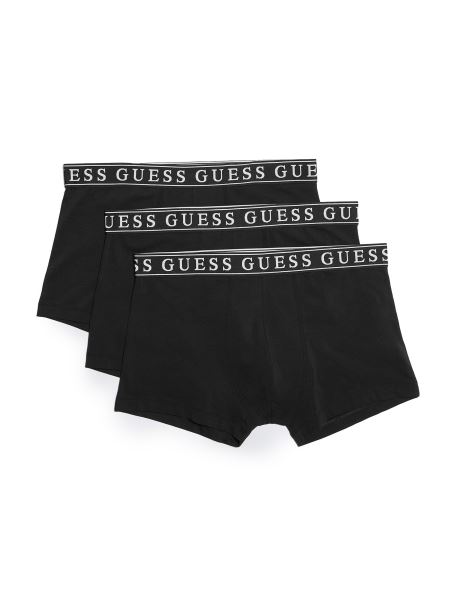 Boxer Elvin Negru Jet, Pachet De 3 Guess