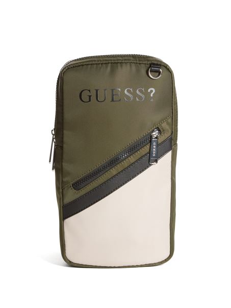 Măsline Guess Toby Sling Bag