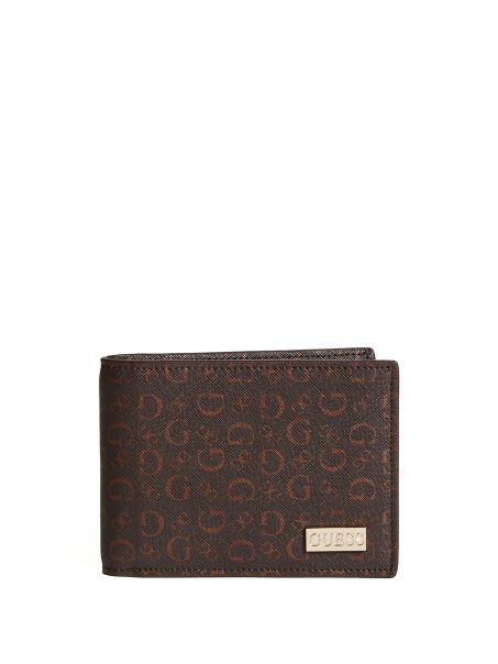Portofel Bifold Cu Logo Carter Maro Guess