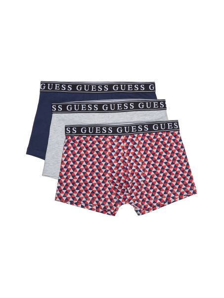 Boxer Guess Albastru/gri Heather/tri Elvin Pachet De 3