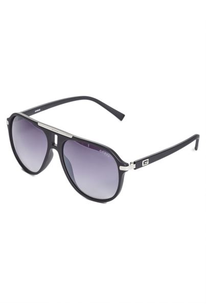 Ochelari De Soare Aviator Roșii Multi Logo Guess Mați