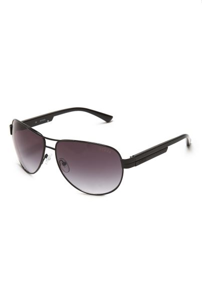 Ochelari De Soare Aviator Guess Metal Negri
