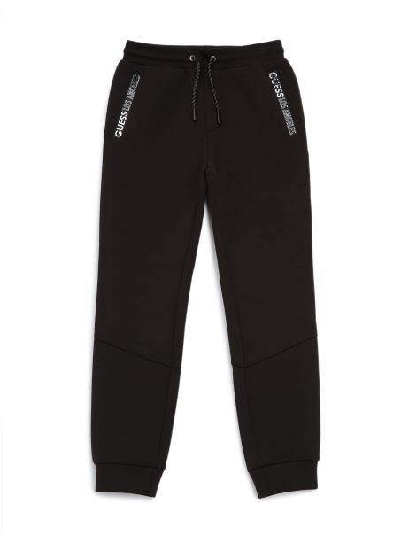 Pantaloni De Jogging Zeke Tech Cu Fermoar (7-16) Guess Jet Black