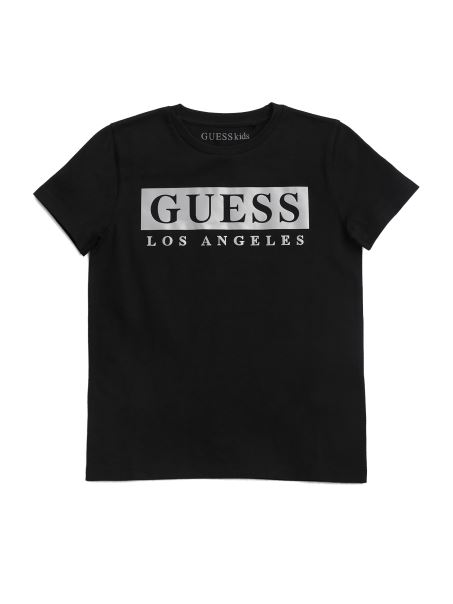 Tricou Cu Logo Greg (2-6) Guess Jet Black
