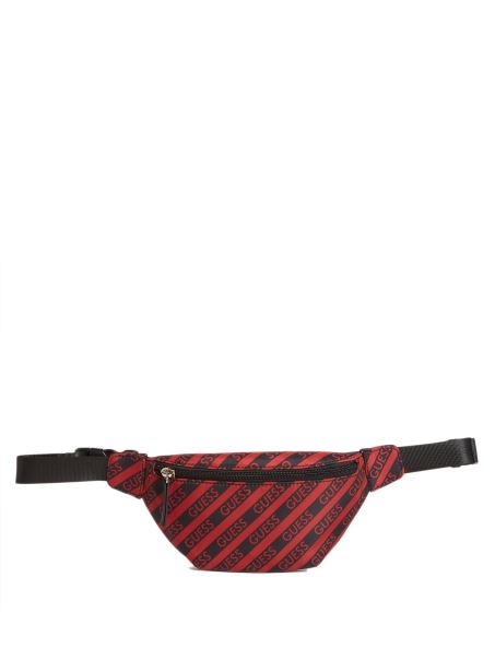 Rucsac Roșu Cu Logo Guess Nylon