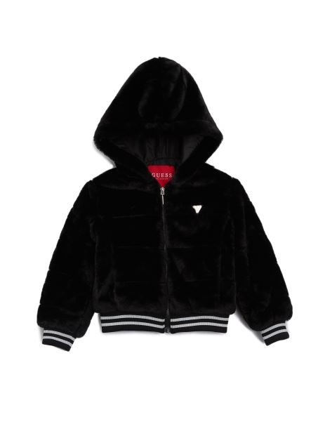 Jachetă Cu Glugă Din Blană Artificială Guess (2-6)