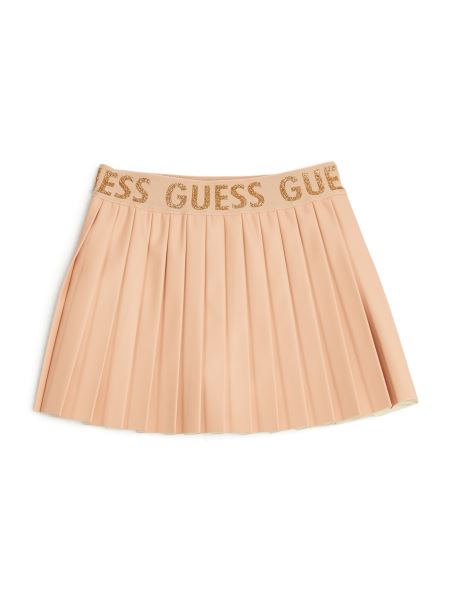 Fusta Plisata Din Imitatie De Piele (2-6) Rose Guess