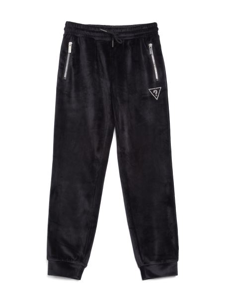 Pantaloni Eco Uma Velur (2-6) Jet Black Guess