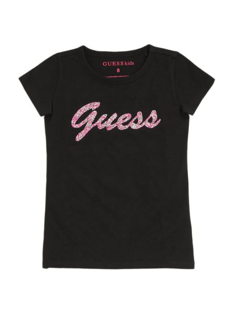 Tricou Supradimensionat Malika (7-16) Jet Black Guess