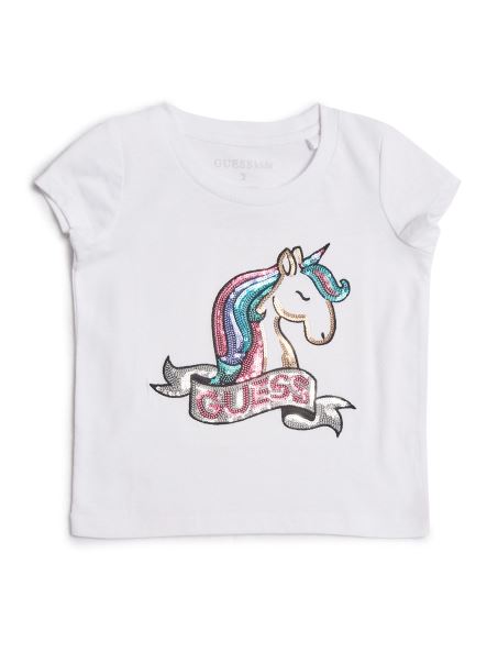 Tricou Jenni Unicorn (2-6) Ghici Alb Adevărat