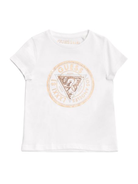 Tricou Cu Logo Guess Cheska Impodobit (2-6) Alb Adevarat