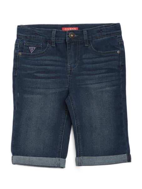 Pantaloni Scurți Din Denim Luke Roll Cuff (7-18) Guess Dark Wash