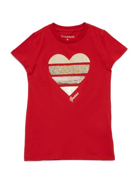 Crush Tee (7-14) Rugby Red Guess