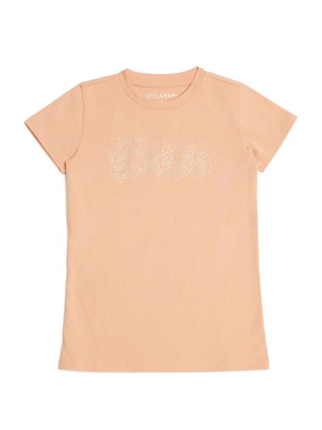 Tricou Cu Logo Guess Peach Rose Delilah (7-14)