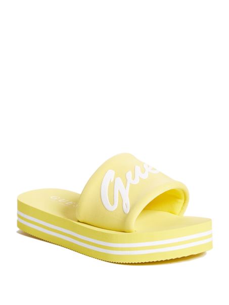 Sandale Jennie Slide Guess Lemon