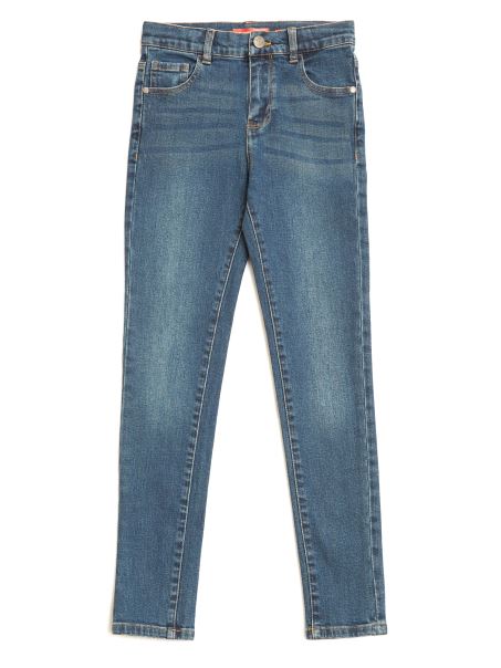 Blugi Skinny Cu Talie înaltă Guess De Culoare închisă Simmone (7-16)