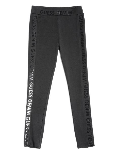 Jambiere Guess Jet Black Cu Logo Cora (2-6)