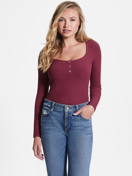 Ghici Tragic Stone 34'' Eco Karlee Henley Cu Mânecă Lungă
